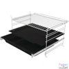 Kép 5/5 - Gorenje BOS6737E06B fekete, beépíthető, sütőtér: 77L, grill, légkeverés, hidrolitikus, sütő