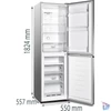 Kép 5/6 - Gorenje NRK418DCS4 inox alulfagyasztós hűtőszekrény