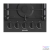 Kép 4/5 - Gorenje GW951MB fekete, beépíthető, gáz, főzőzóna: 4 +1 wok égőfej, beépíthető méret: 56cm, főzőlap