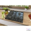 Kép 3/9 - Gorenje GW641BFB fekete, beépíthető, gáz, főzőzóna: 3 +1 wok égőfej, beépíthető méret: 56cm, főzőlap