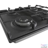 Kép 9/9 - Gorenje GW641BFB fekete, beépíthető, gáz, főzőzóna: 3 +1 wok égőfej, beépíthető méret: 56cm, főzőlap