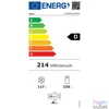 Kép 11/11 - Haier HDPW3618DNPK inox, alulfagyasztós, Hűtő:235L, Fagyasztó:117L, Total No frost hűtőszekrény