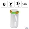 Kép 8/13 - Hama 188229 "SHINE 2.0", 30W, RGB LED, fehér bluetooth hangszóró