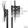 Kép 5/6 - Hama 220874 75"-ig "FITV" Trolley gurulós TV tartó állvány