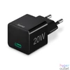 Kép 1/4 - Hama 201649 FIC E3 PD QC 20W fekete hálózati adapter