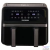 Kép 1/3 - Hausberg HB-2373NG 2200-2400W dupla kosaras fekete 8,4 L forrólevegős sütő (air fryer/airfryer)