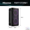Kép 6/10 - Hisense Party Storm1 300W Bluetooth party hangszóró + 2 mikrofon
