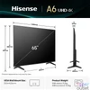 Kép 6/8 - Hisense 65" 65A6Q 4K UHD Smart LED TV