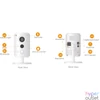 Kép 1/2 - IMOU Cube beltéri, 2MP, 2,8mm(105°),H265, 25fps, IR10m, mikrofon/hangszóró, microSD, fix lencsés Wifi csempekamera
