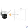 Kép 2/8 - IMOU Cruiser kültéri 2MP, H265, 3.6mm (89°), IR30m, mikrofon/hangszóró, SD, fix lencsés Wi-Fi PT kamera