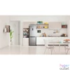 Kép 8/12 - Indesit INFC8 TT33X inox, alulfagyasztós, Hűtő:231L, Fagyasztó:104L, Total No frost hűtőszekrény