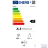 Kép 7/7 - Indesit INFC8 TI21X inox, alulfagyasztós, Hűtő:231L, Fagyasztó:104L, Total No frost hűtőszekrény