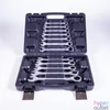 Kép 2/8 - IRIS TOOLS GW-012-031 12 darabos csuklós kombinált csavarkulcs készlet