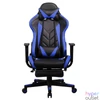 Kép 4/5 - Iris GCH200BK fekete / kék gamer szék