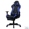 Kép 1/5 - Iris GCH200BK fekete / kék gamer szék