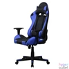Kép 1/8 - Iris GCH201BK fekete / kék gamer szék