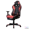 Kép 2/5 - Iris GCG204BR_FT fekete / piros gamer szék