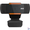 Kép 3/3 - IRIS W-13 mikrofonos fekete/narancs webkamera