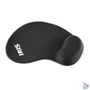 Kép 1/3 - IRIS P-23 ergonómikus fekete egérpad