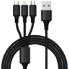 Kép 5/7 - Izoxis USB autós töltő + Izoxis USB - USB Type-C/microUSB/Lightning kábel