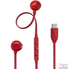 Kép 1/7 - JBL T 305 C RED vezetékes USB C mikrofonos piros fülhallgató