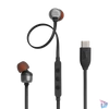 Kép 1/8 - JBL T 310 C BLK vezetékes USB C mikrofonos fekete fülhallgató