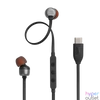 Kép 1/8 - JBL T 310 C BLK vezetékes USB C mikrofonos fekete fülhallgató