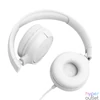 Kép 7/8 - JBL Tune520C  USB-C vezetékes mikrofonos fehér fejhallgató