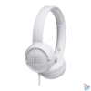 Kép 4/6 - JBL T500WHT mikrofonos fehér fejhallgató