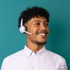 Kép 8/8 - JLab Go Work Pop vezeték nélküli lila Bluetooth headset