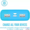 Kép 2/8 - Juice JUI-PBANK-3-ECO-AQA ECO 3 10000mAh 15W világoskék power bank