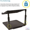 Kép 7/8 - Kensington K52783WW SmartFit Riser állítható magasságú fekete notebook állvány