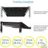 Kép 8/8 - Kensington K52783WW SmartFit Riser állítható magasságú fekete notebook állvány