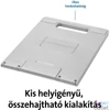 Kép 12/13 - Kensington K50421EU SmartFit Easy Riser Go 14" állítható ergonomiai laptop állvány