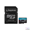 Kép 3/3 - Kingston 64GB SD micro Canvas Go! Plus (SDXC Class 10  UHS-I U3) (SDCG3/64GB) memóriakártya adapterrel