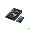 Kép 2/3 - Kingston 128GB SD micro Canvas Go! Plus (SDXC Class 10 UHS-I U3) (SDCG3/128GB) memóriakártya adapterrel