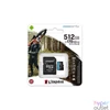 Kép 1/3 - Kingston 512GB SD micro Canvas Go! Plus (SDXC Class 10 UHS-I U3) (SDCG3/512GB) memóriakártya adapterrel