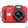 Kép 2/2 - Kodak Pixpro WPZ2 vízálló/porálló/ütésálló digitális piros fényképezőgép + 16Gb microSd + akkumulátor