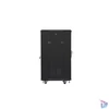 Kép 5/5 - Lanberg FF01-6622-12B 19" 22U SZÉL:600mm MÉLY:600mm MAG:1159mm lapraszerelt üvegajtós fekete rack szekrény