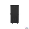 Kép 5/5 - Lanberg FF01-6627-12BL 19" 27U SZÉL:600mm MÉLY:600mm MAG:1431mm lapraszerelt LCD üvegajtós fekete rack szekrény