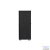 Kép 1/5 - Lanberg FF01-8842-12B 19" 42U SZÉL:800mm MÉLY:800mm MAG:2047mm lapraszerelt üvegajtós fekete rack szekrény