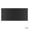 Kép 1/15 - Lanberg WF01-6404-10B 19" 4U SZÉL:600mm MÉLY:450mm MAG:290mm lapraszerelt üvegajtós fekete fali rack szekrény