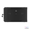 Kép 11/15 - Lanberg WF01-6404-10B 19" 4U SZÉL:600mm MÉLY:450mm MAG:290mm lapraszerelt üvegajtós fekete fali rack szekrény