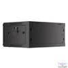 Kép 12/15 - Lanberg WF01-6404-10B 19" 4U SZÉL:600mm MÉLY:450mm MAG:290mm lapraszerelt üvegajtós fekete fali rack szekrény