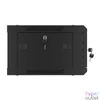 Kép 13/15 - Lanberg WF01-6404-10B 19" 4U SZÉL:600mm MÉLY:450mm MAG:290mm lapraszerelt üvegajtós fekete fali rack szekrény