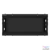 Kép 14/15 - Lanberg WF01-6404-10B 19" 4U SZÉL:600mm MÉLY:450mm MAG:290mm lapraszerelt üvegajtós fekete fali rack szekrény