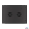 Kép 15/15 - Lanberg WF01-6404-10B 19" 4U SZÉL:600mm MÉLY:450mm MAG:290mm lapraszerelt üvegajtós fekete fali rack szekrény