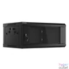 Kép 4/15 - Lanberg WF01-6404-10B 19" 4U SZÉL:600mm MÉLY:450mm MAG:290mm lapraszerelt üvegajtós fekete fali rack szekrény