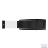 Kép 6/15 - Lanberg WF01-6404-10B 19" 4U SZÉL:600mm MÉLY:450mm MAG:290mm lapraszerelt üvegajtós fekete fali rack szekrény