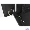 Kép 1/15 - Lanberg WF01-6412-10B 19" 12U SZÉL:600mm MÉLY:450mm MAG:640mm lapraszerelt üvegajtós fekete fali rack szekrény